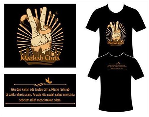  Kaos  Mazhab Cinta Merchandise Maiyah 